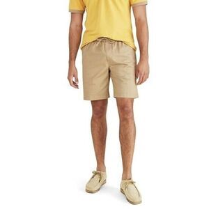 Dockers Mens Straight-Fit Ultimate Pull-On Shorts Harvest Gold Size Large